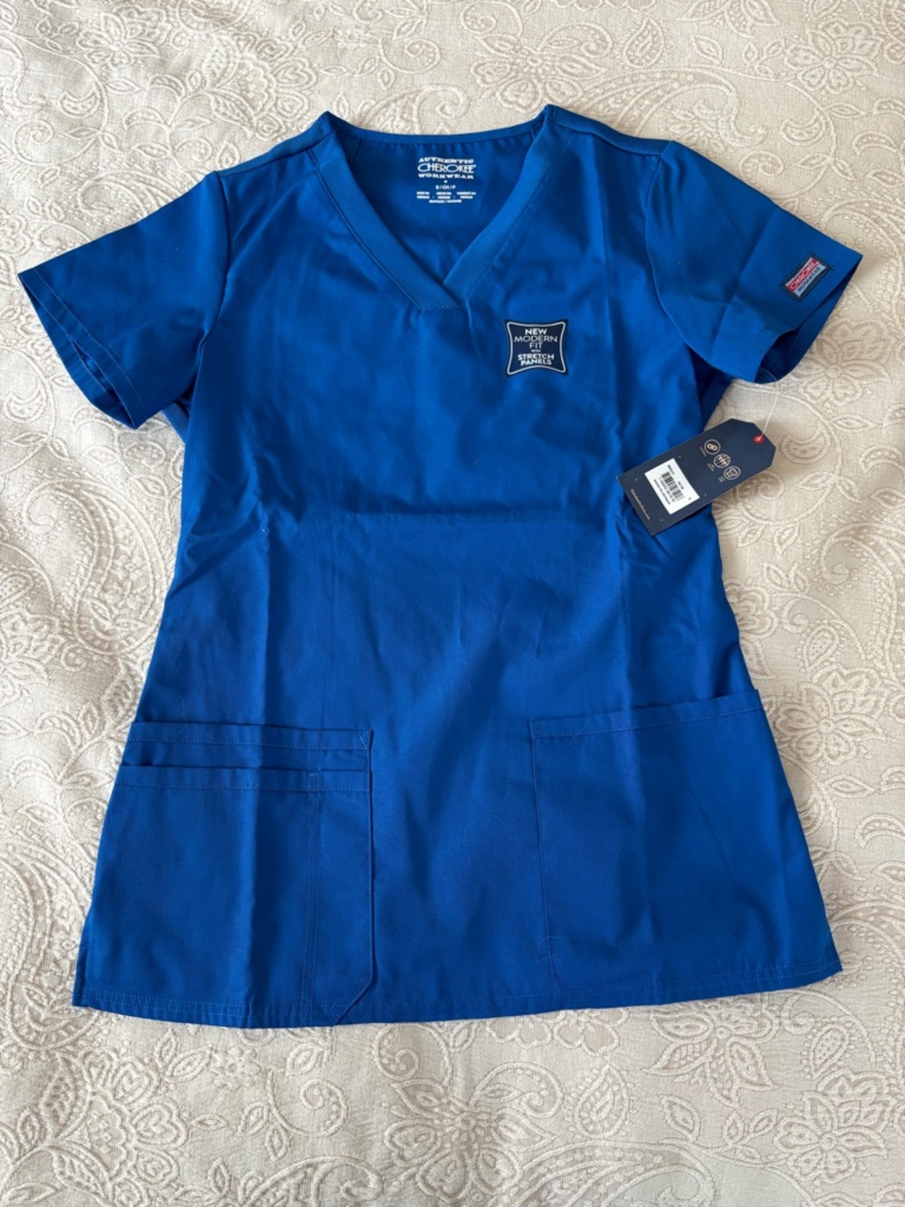 Cherokee Scrub Top- Small